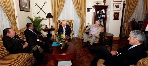 Miembros de la Junta Directiva del CoNEP Sostiene Encuentro con el Presidente de la República Ricardo Martinelli